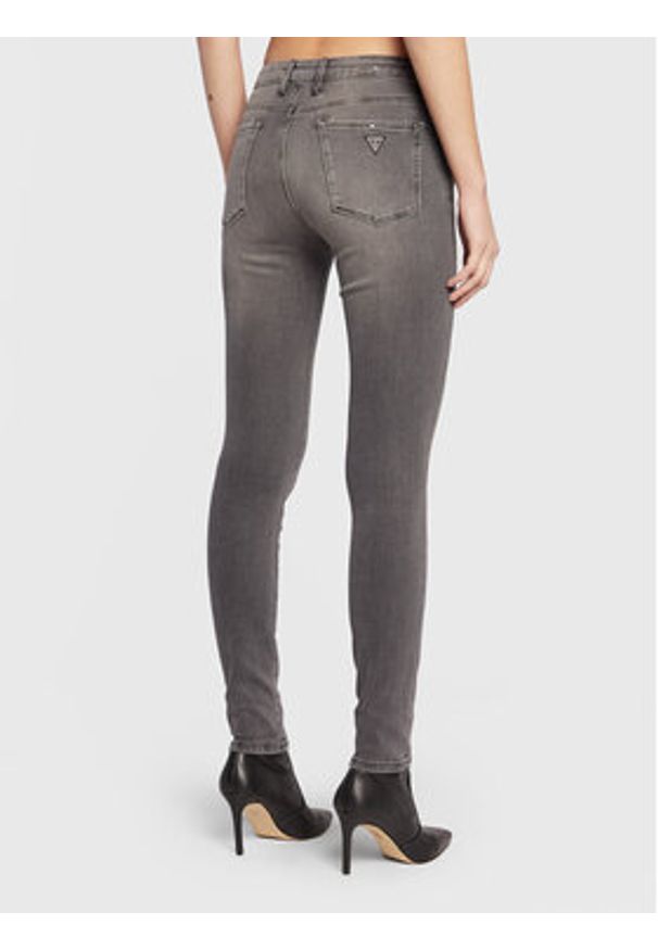 Guess Jeansy Annette W2YA99 D4PZ2 Szary Skinny Fit. Kolor: szary