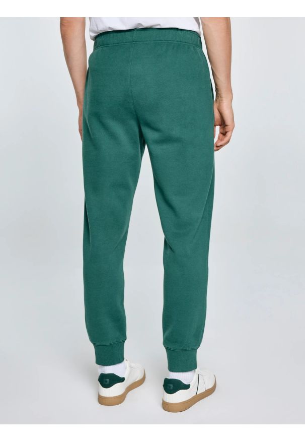 Big-Star - Spodnie męskie dresowe zielone Kersyn 304. Kolor: zielony. Materiał: dresówka