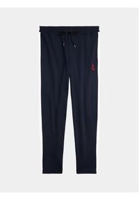 Polo Ralph Lauren Spodnie dresowe 710926505001 Granatowy Regular Fit. Kolor: niebieski. Materiał: bawełna #5