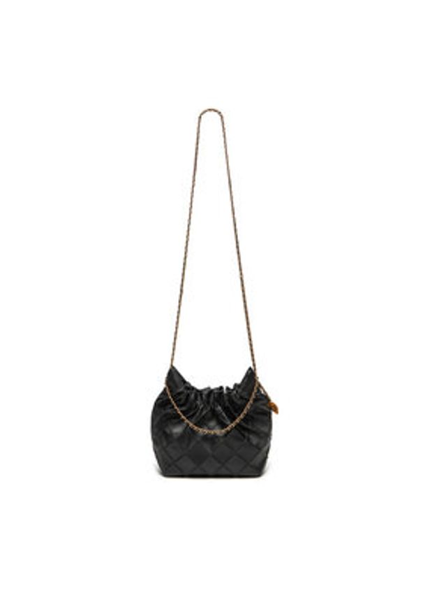 Tory Burch Torebka Mini Fleming 162451 Czarny. Kolor: czarny. Materiał: skórzane