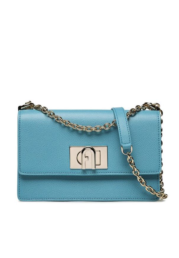 Furla Torebka BAFKACOARE0002254S1007 Niebieski. Kolor: niebieski. Materiał: skórzane