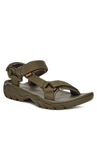 Teva Sandały Terra Fi 5 Universal 1102456 Khaki. Kolor: brązowy. Materiał: materiał #2