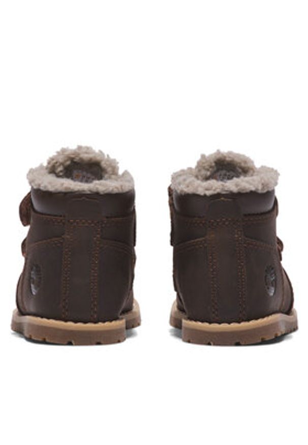 Timberland Trzewiki Pokey Pine Warm Lined H&L TB0A5YVS9311 Brązowy. Kolor: brązowy. Materiał: skóra