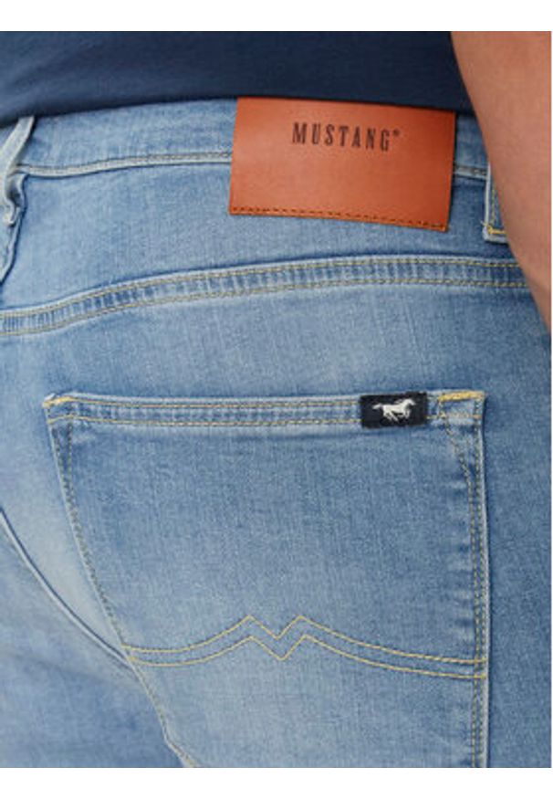 Mustang Jeansy Frisco 1015116 Niebieski Skinny Fit. Kolor: niebieski