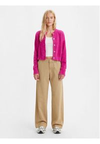 Levi's® Spodnie materiałowe A46740001 Zielony Straight Fit. Kolor: zielony. Materiał: bawełna