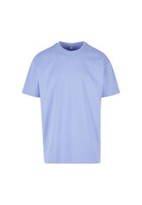 BUILD YOUR BRAND - Ponadwymiarowa Koszulka Dla Dorosłych Unisex Heavyweight. Kolor: fioletowy