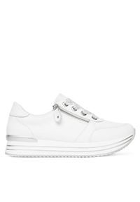 Remonte Sneakersy D1302-82 Biały. Kolor: biały. Materiał: skóra #1
