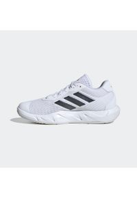Adidas - Buty fitness damskie ADIDAS Amplimove. Kolor: biały, wielokolorowy, czarny. Materiał: mesh, kauczuk. Szerokość cholewki: normalna. Sport: fitness