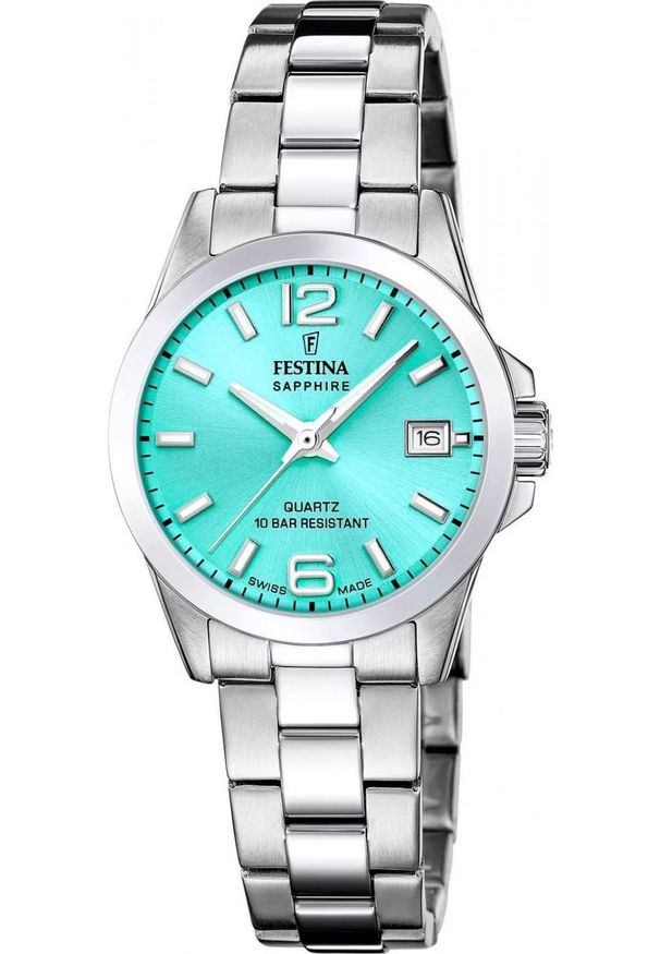 Zegarek damski Festina F20049-4 srebrny. Kolor: srebrny