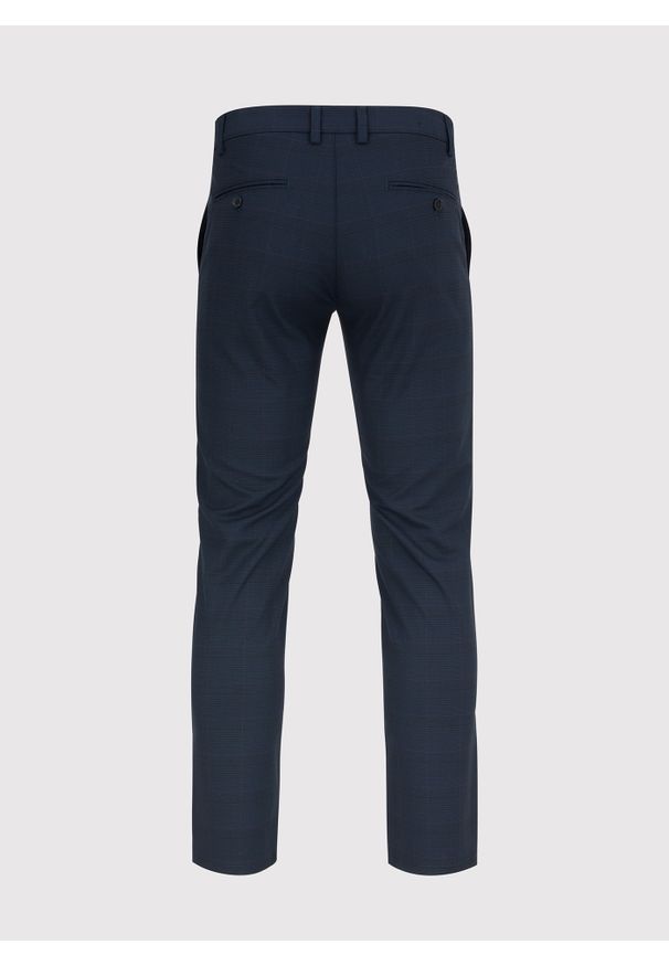 Pako Lorente - PAKO LORENTE – Męskie spodnie w kolorze granatowym w kratę. Kolor: niebieski