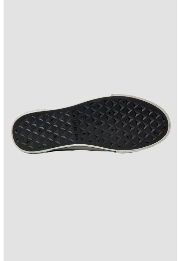 Karl Lagerfeld - KARL LAGERFELD Czarne trampki damskie KAMPUS MAX NFT. Kolor: czarny