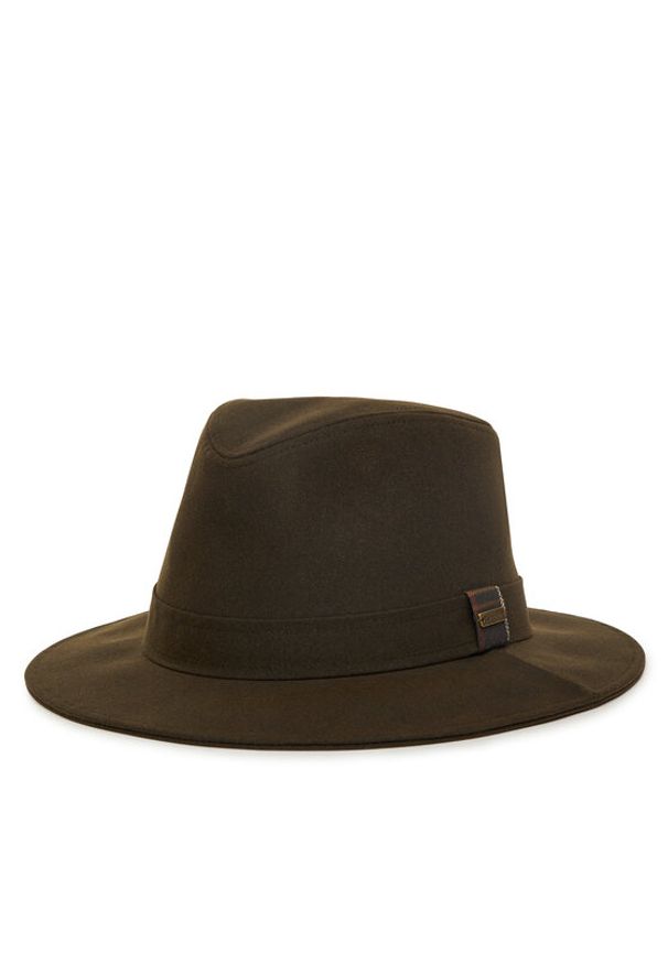 Barbour Kapelusz BARBOUR-LHA0401OL71 Khaki. Kolor: brązowy. Materiał: bawełna, materiał