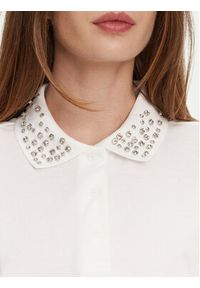 Marella Polo Gonzaga 2513951014 Biały Relaxed Fit. Typ kołnierza: polo. Kolor: biały. Materiał: bawełna #3