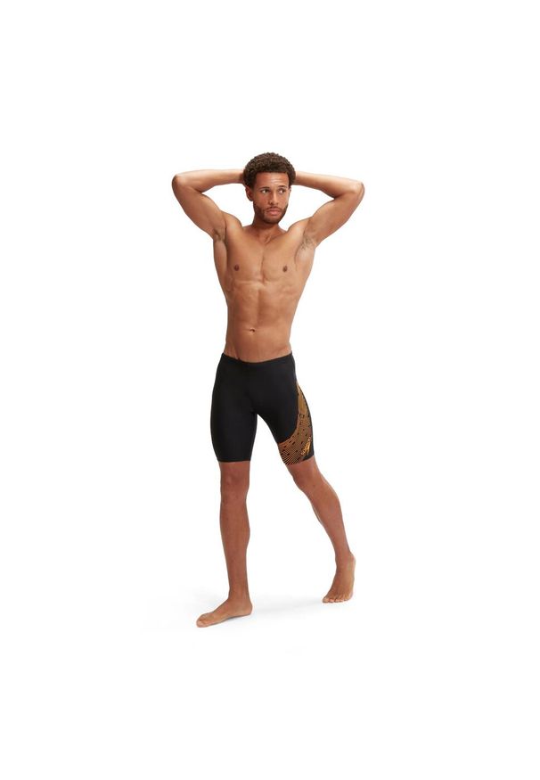 Kąpielówki spodenki męskie do pływania na basen Speedo Medley Logo Jammer AM. Kolor: wielokolorowy, pomarańczowy, czarny