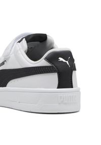 Puma - Dziecięce sneakersy Court Classic Clean PUMA White Black. Kolor: czarny, biały, wielokolorowy. Sport: turystyka piesza