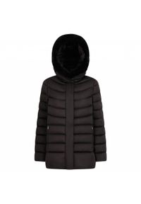 Geox - Kurtka GEOX W CHLOO Czarny. Kolor: czarny. Materiał: tkanina