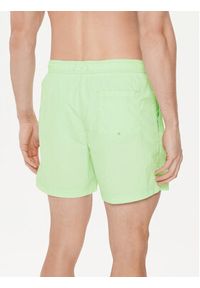 TOMMY HILFIGER - Tommy Hilfiger Szorty kąpielowe Crinkle UM0UM03147 Zielony Regular Fit. Kolor: zielony. Materiał: syntetyk #3