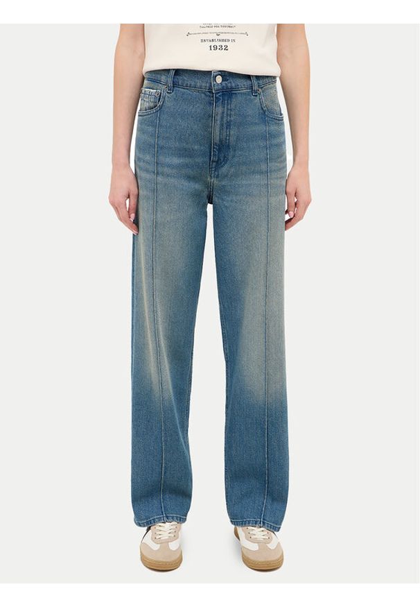 Mustang Jeansy Vermont 1016933 Niebieski Loose Fit. Kolor: niebieski