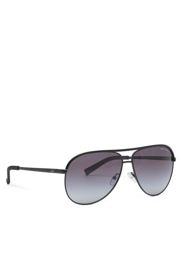 Okulary przeciwsłoneczne Armani Exchange. Kolor: czarny