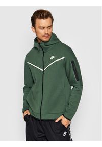 Nike Bluza Sportswear Tech CU4489 Zielony Standard Fit. Kolor: zielony. Materiał: bawełna