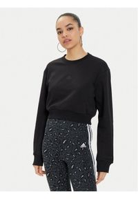 Adidas - adidas Bluza ALL SZN Fleece IW1225 Czarny Regular Fit. Kolor: czarny. Materiał: bawełna, syntetyk
