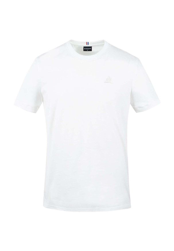 Podkoszulek Le Coq Sportif Ess Tt Tee Ss NO 1, Mężczyźni. Kolor: biały. Materiał: bawełna, materiał