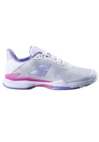 Buty do tenisa damskie Babolat Jet Tere All Court. Kolor: biały, fioletowy, różowy, wielokolorowy. Sport: tenis