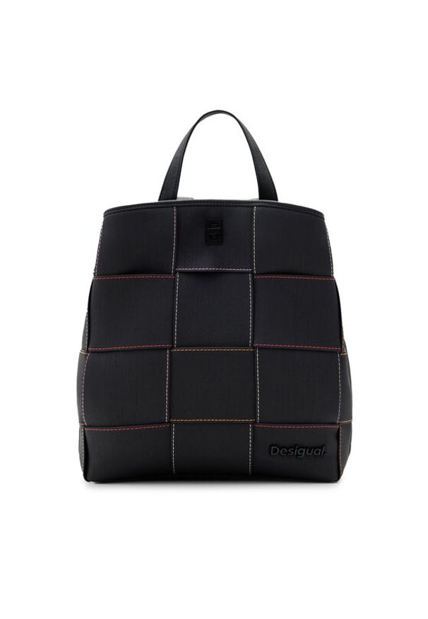 Desigual Plecak Yoko Negro Sumy Mini 25SAKP35 Czarny. Kolor: czarny. Materiał: skóra