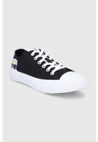 Karl Lagerfeld tenisówki KAMPUS III KL60310.900 damskie kolor czarny. Nosek buta: okrągły. Zapięcie: sznurówki. Kolor: czarny. Materiał: guma #2