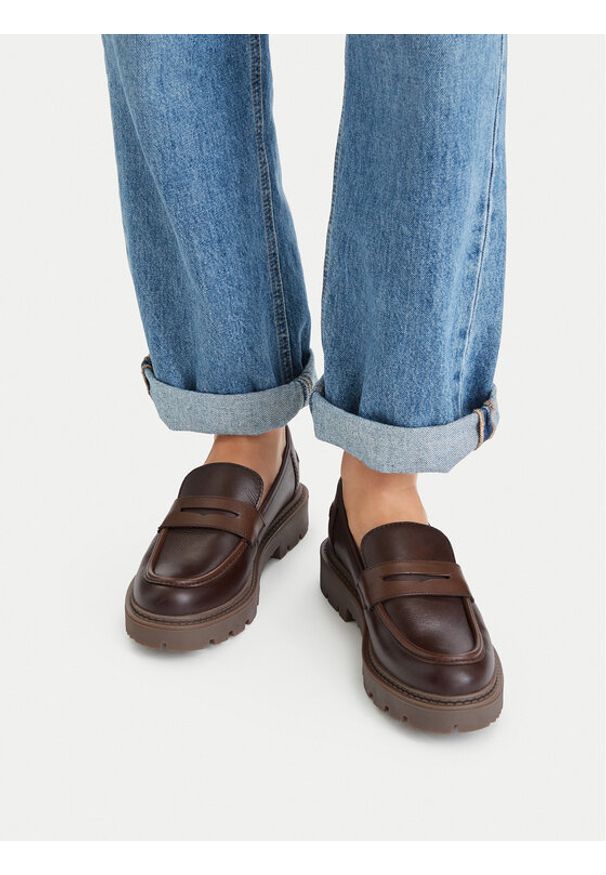 Lasocki Loafersy CEO-WI23-GORDA-05 Brązowy ciemny. Kolor: brązowy. Materiał: skóra