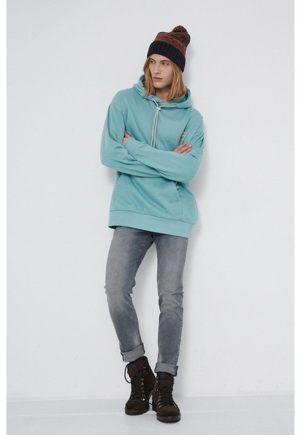 medicine - Medicine - Bluza Apres Ski. Okazja: na co dzień. Kolor: niebieski. Materiał: dzianina. Styl: casual