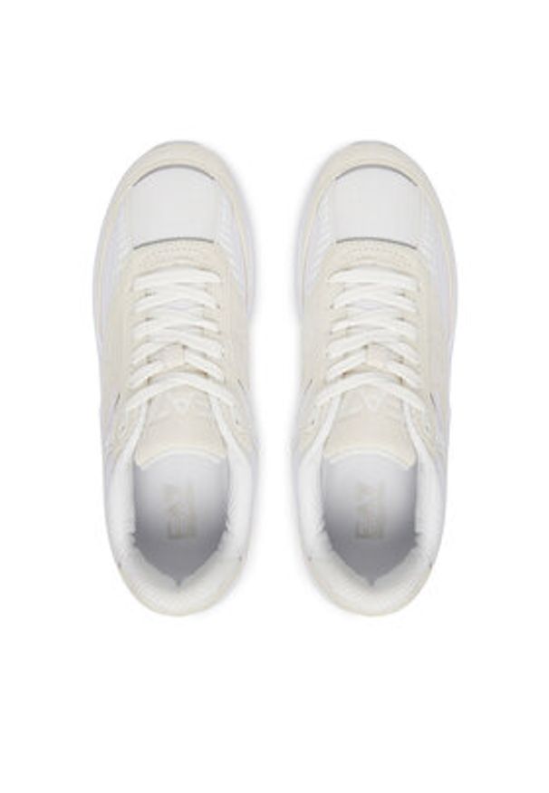 EA7 Emporio Armani Sneakersy 7X000359 AF19081 M0032 Biały. Kolor: biały. Materiał: materiał