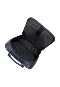 Wittchen - Plecak na laptopa 15,6” z gładką kieszenią granatowy. Kolor: niebieski. Materiał: skóra ekologiczna. Wzór: gładki. Styl: klasyczny, elegancki #4