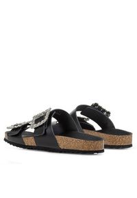 Geox Klapki D Brionia R D45Y3A 000T5 C9999 Czarny. Kolor: czarny. Materiał: skóra