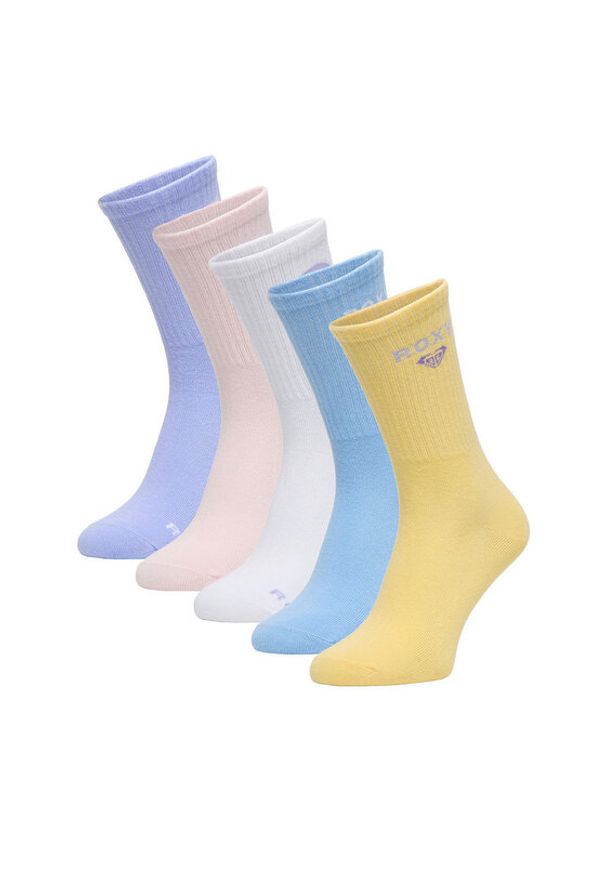Roxy Skarpety CEO_AS_ROXY_12_W_AW25 (5-PACK) Kolorowy. Materiał: materiał, bawełna. Wzór: kolorowy