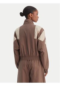 Adidas - adidas Bluza Blocked Washed KD8787 Brązowy Oversize. Kolor: brązowy. Materiał: syntetyk #2