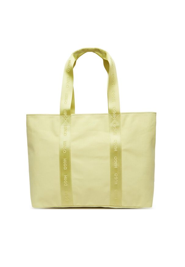 Hugo - Torebka HUGO. Kolor: beżowy