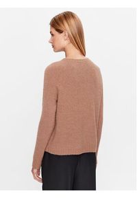 Weekend Max Mara Sweter Ghacci 2353661039 Beżowy Regular Fit. Kolor: beżowy. Materiał: wełna
