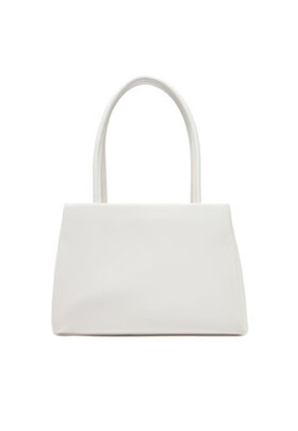 Tommy Jeans Torebka Tjw American Cool Med Tote AW0AW17297 Biały. Kolor: biały. Materiał: skórzane