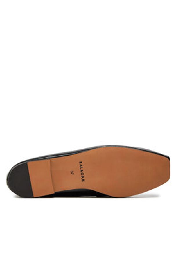 BALAGAN - Balagan Baleriny Batsheva Czarny. Kolor: czarny. Materiał: skóra