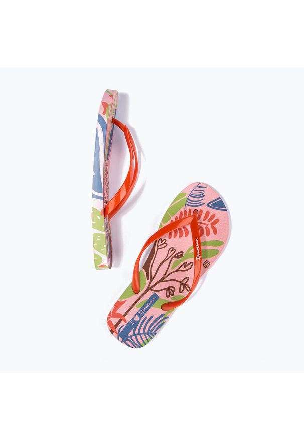 Japonki damskie Ipanema Graffiti III. Okazja: na plażę. Kolor: różowy. Styl: sportowy