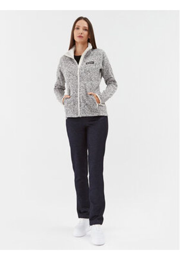 columbia - Columbia Polar W Sweater Weather™ Full Zip Szary Regular Fit. Kolor: szary. Materiał: syntetyk, polar