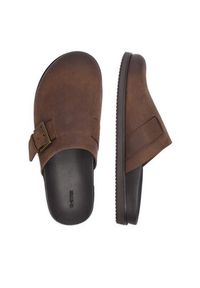 G-Star RAW - G-Star Raw Klapki EO-MOBEL-01 MI34 Brązowy ciemny. Kolor: brązowy. Materiał: skóra #3