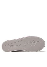 TOMMY HILFIGER - Tommy Hilfiger Trampki High Top Lace-Up Sneaker T3A9-33188-1687 S Biały. Kolor: biały. Materiał: materiał
