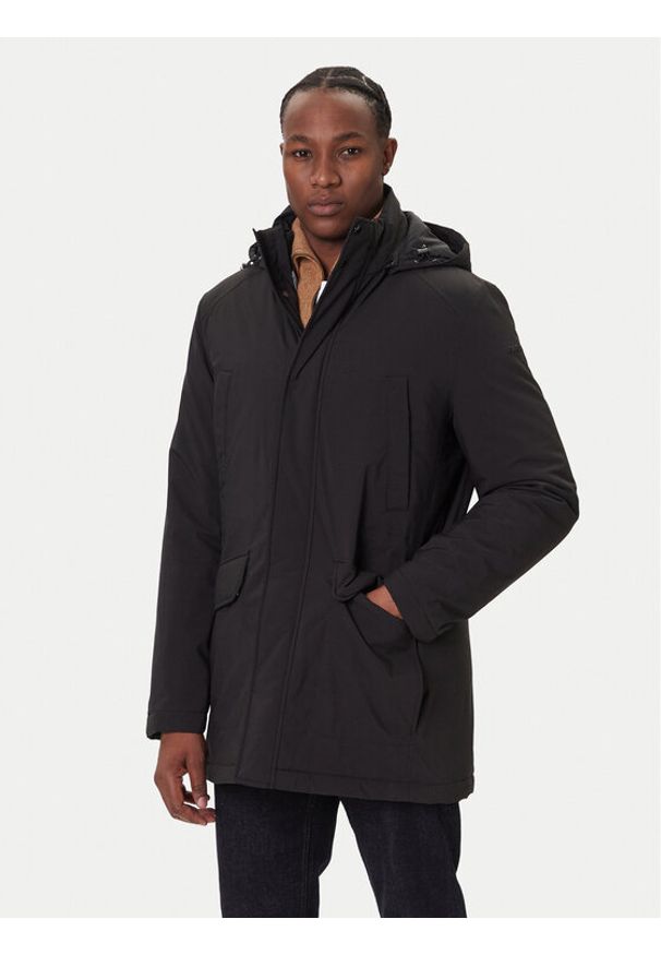 Geox Kurtka zimowa Andalo M5620F T3136 F9000 Czarny Regular Fit. Kolor: czarny. Materiał: syntetyk. Sezon: zima