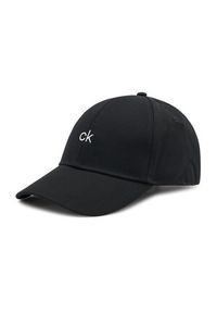 Czapka z daszkiem Calvin Klein - Ck Center Cap K50K506087 BAX. Kolor: czarny. Materiał: materiał, bawełna #1