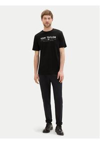 Tom Tailor T-Shirt 1043276 Czarny Regular Fit. Kolor: czarny. Materiał: bawełna #6