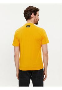 EA7 Emporio Armani T-Shirt 3DPT44 PJ02Z 1680 Pomarańczowy Regular Fit. Kolor: pomarańczowy. Materiał: bawełna #4