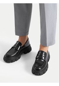 Badura Loafersy ELANA-01WI-002 Czarny. Kolor: czarny. Materiał: skóra, lakier