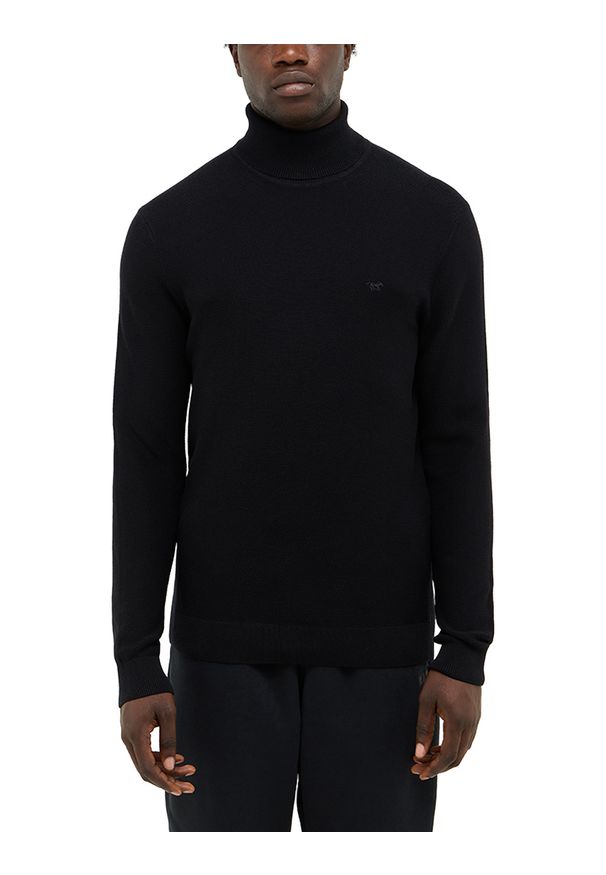 Męski Sweter Mustang Style Elgin Jet Black 1016848 4188